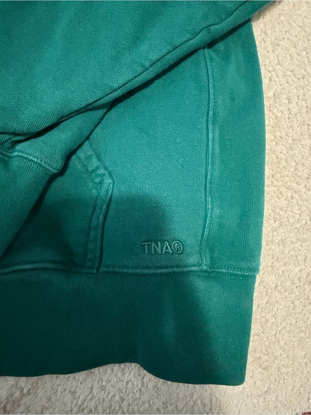 TNA extra fleece zip hoodie size medium - Picture 2 of 3